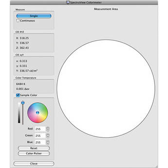 Sharp SpectraView II Display Calibration Software