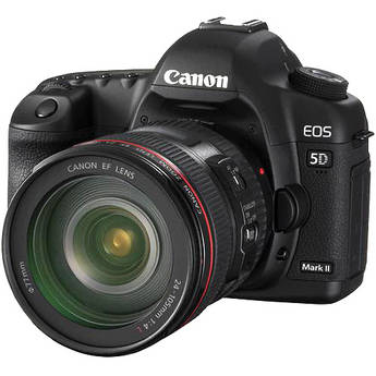 Canon EOS 5D Mark II DSLR Kit with Canon 24-105mm f/4L IS USM AF Lens