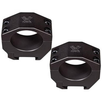 Vortex Precision Matched Rings for Picatinny Rails (30mm, Aluminum, 1.26" Height)
