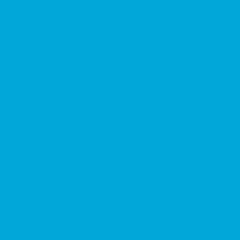 Rosco Fluorescent Lighting Sleeve/Tube Guard ( #E183 Moonlight Blue, 2' Long)