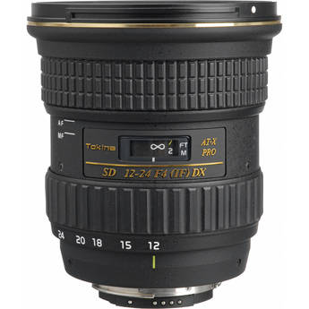 Tokina 12-24mm f/4 AT-X 124 AF Pro DX Auto Focus Lens for Nikon