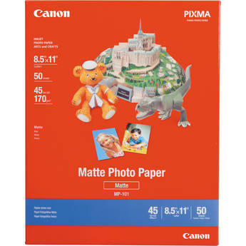 Canon Matte Photo Paper (8.5 x 11", 50 Sheets)