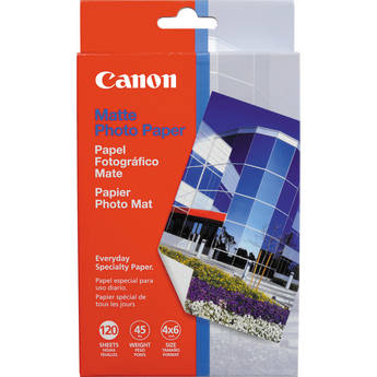 Canon Photo Paper Matte - 4x6" - 120 Sheets