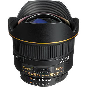 Nikon AF NIKKOR 14mm f/2.8D ED Lens
