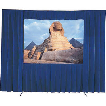 Da-Lite Drapery Kit Without Valance Bar for Fast-Fold Deluxe Projection Screen (12 x 21', Blue)