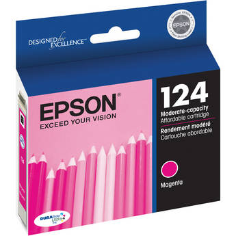 Epson 124 Moderate-Capacity Magenta Ink Cartridge