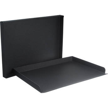 Archival Methods Drop-Front Archival Storage Box (Black, 8.75 x 11.25 x 1.5")