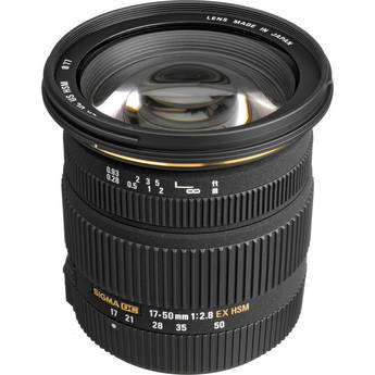 Sigma 17-50mm f/2.8 EX DC HSM Lens for Pentax K