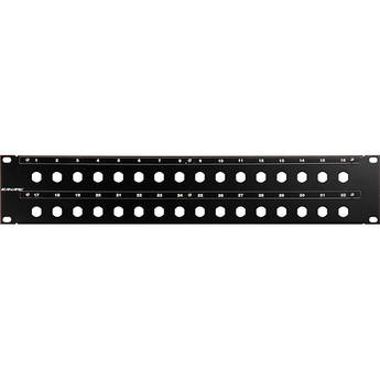 Canare 322U-DD A/V Bulkhead Panel (Unloaded Patch / DD-mount)