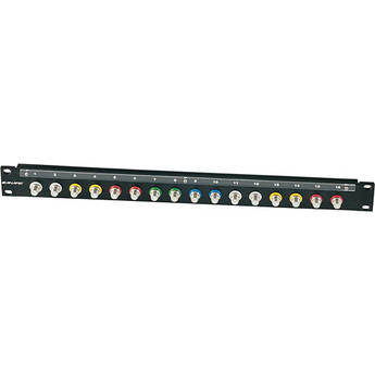 Canare 161U-FJR A/V Bulkhead Panel ("F" Patchbay / DD-mount)