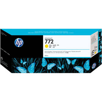 HP 772 Yellow DesignJet Ink Cartridge (300mL)