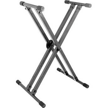 On-Stage Ergo-Lok Double-X Keyboard Stand with Lok-Tight