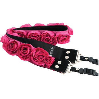 Capturing Couture Organza Collection SLR/DSLR Couture Camera Strap (Hot Pink, 1.5")