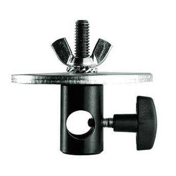 Manfrotto 16mm Female Adapter with 3/8" Screw and 80mm Disc