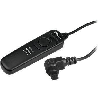 Vello RS-C2II Wired Remote Switch for Select Cameras with Canon 3-Pin Connector