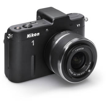 Nikon 1 V1 Mirrorless Digital Camera with 10-30mm Lens (Black)
