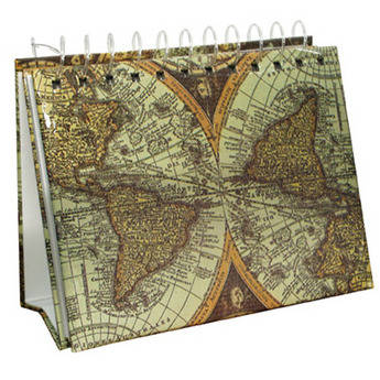 Pioneer Photo Albums EA-50 Mini Photo Album Easel (4 x 6", World Map)