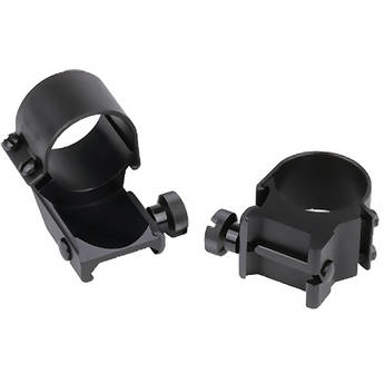 Weaver Detachable High Extension Top Mount Rings (Gloss Black, 30mm)