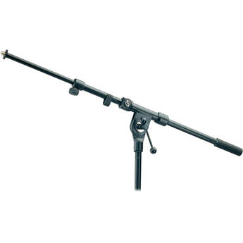 K&M 211/1 Two-Piece Telescoping Boom Arm with 5/8" Thread (Black)