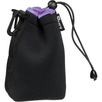 Zing Designs MPBK1 Medium Drawstring Pouch (Black/Purple)