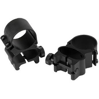 Weaver Detachable Top Mount See-Thru 1" Riflescope Rings (Matte)