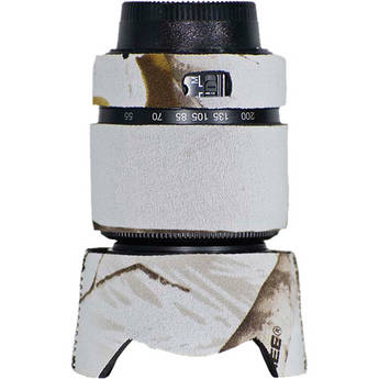 LensCoat Lens Cover for the Nikon 55-200mm f/4.0-5.6G DX Lens Realtree AP Snow