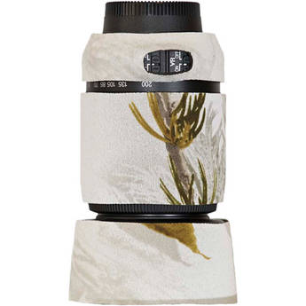 LensCoat Lens Cover for Nikon 55-200 f/4-5.6G ED AF-S VR DX Lens (Realtree AP Snow)