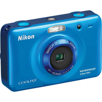Nikon Coolpix S30 Digital Camera (Blue)