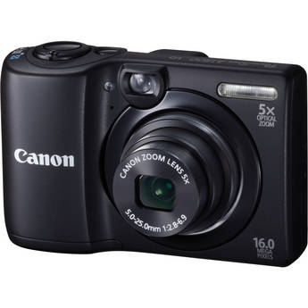 Canon PowerShot A1300 Digital Camera (Black)