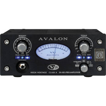 Avalon Design V5 Pure Class A Microphone Preamplifier (Black)