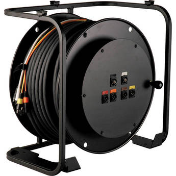 Laird Digital Cinema RA4V2-HD250PL HD Broadcast AV Cable Reel with Connectorized Hub (250')