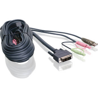 IOGEAR 10' (3.04 m) DVI-D Single Link USB KVM Cable