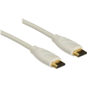 Pearstone High-Speed HDMI Cable with Ethernet (White, 3')