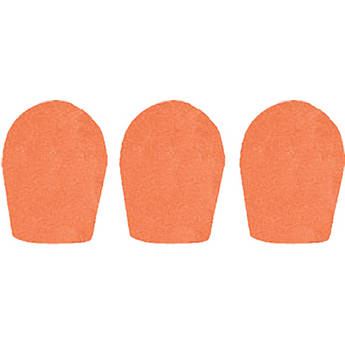 WindTech 600 Series Windscreens for 1" Diameter Microphones (3 Pack, Orange)