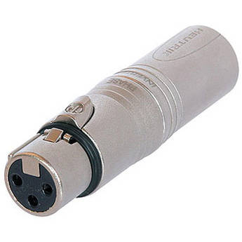 NA3F5M 3-Pole XLR Female to 5-Pole XLR Male DMX Adapter
