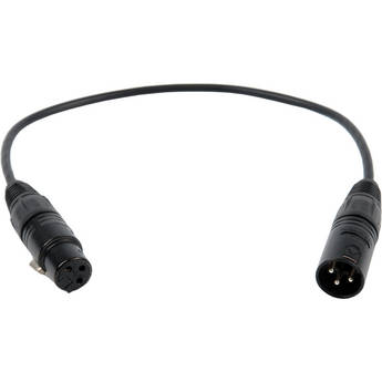 Remote Audio CAXJ12S XLR Male to XLR Female Straight Cable (12")