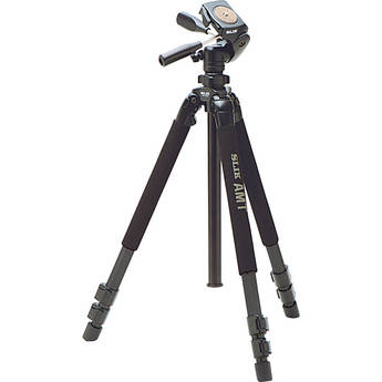 SLIK Pro 700 DX Tripod with 700DX 3-Way, Pan-and-Tilt Head (Black)
