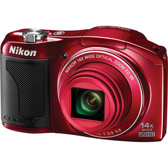 Nikon COOLPIX L610 Digital Camera (Red)