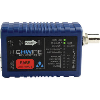 Veracity HIGHWIRE 1-Port Ethernet over Coax PowerStar Base Unit