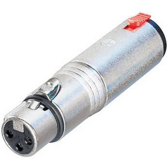 NA3FJ 3-Pole XLR Female to 1/4" Locking TRS Jack Adapter