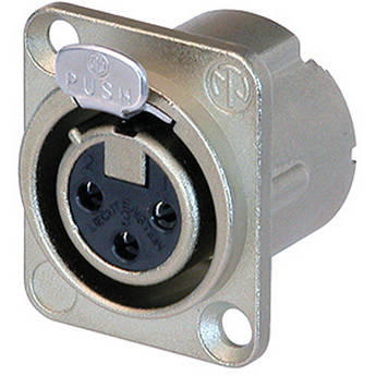 NC3FD-LX 3-Pole Female XLR Receptacle