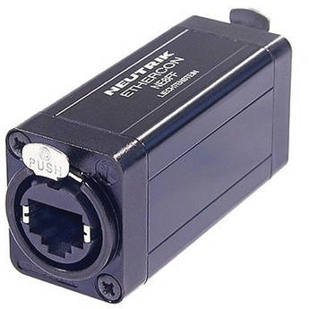 Neutrik etherCON RJ45 Feed-Through Coupler for Cable Extensions