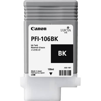 Canon PFI-106BK Black Ink Cartridge (130mL)