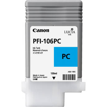 Canon PFI-106PC Photo Cyan Ink Cartridge (130mL)