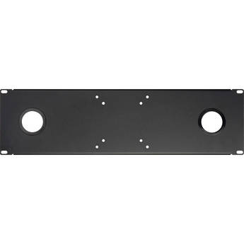 Delvcam ULCD-2 Universal LCD Rackmount with Two 5/8" Grommets (Black)