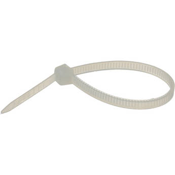 Pearstone 4" Plastic Cable Ties (Clear, 10 Packs of 100)