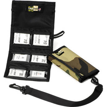 LensCoat Memory Card Wallet CF6 (Forest Green Camo)