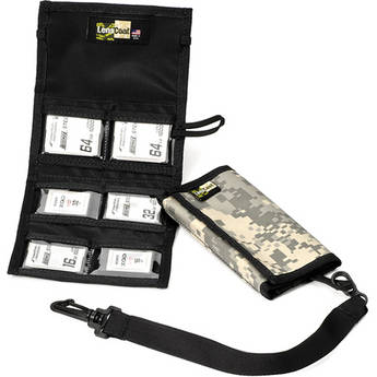 LensCoat Memory Card Wallet CF6 (Digital Camo)