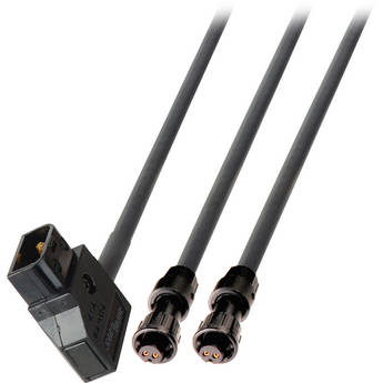 Laird Digital Cinema AJ-PWR9-01 PowerTap to Dual AJA Type Micro-Con-X 2-Pin Power Cable