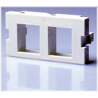 NTW 3UN/B-KY2W UniMedia 1-Port Dual Keystone Blank Module (1U)